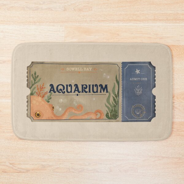 Item preview, Sowell Bay Aquarium Ticket  designed and sold by ellealsopaints.