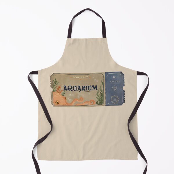 Item preview, Sowell Bay Aquarium Ticket designed and sold by ellealsopaints.