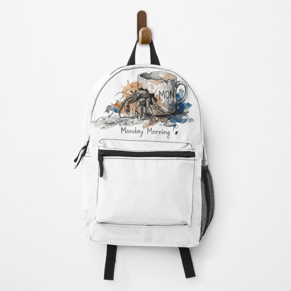 Item preview, Monday Morning: The Caffeine Hermit Crab Surreal Art designed and sold by SoulPT.