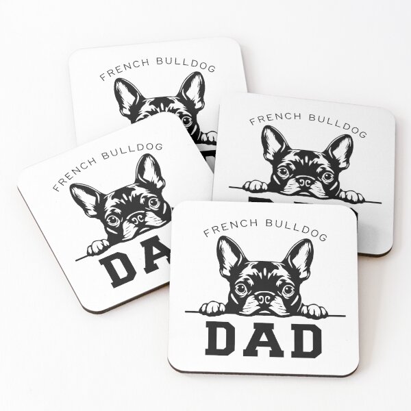 Item preview, French Bulldog Dad Peeking Dog Lover Hoodie designed and sold by SoyLamderma.