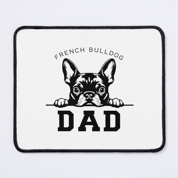 Item preview, French Bulldog Dad Peeking Dog Lover Hoodie designed and sold by SoyLamderma.