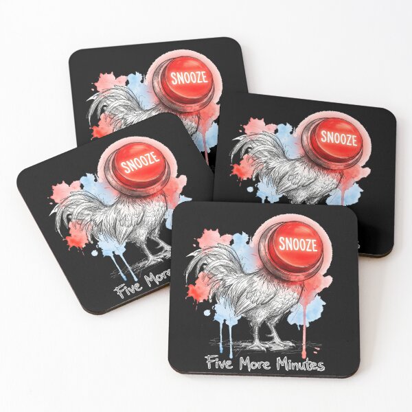 Item preview, Five More Minutes: Rooster Snooze Button Surreal Art designed and sold by SoulPT.