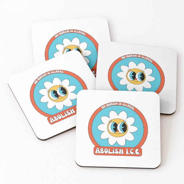 Item preview, Abolish ICE Retro Flower designed and sold by maxamillionbux.
