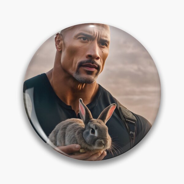 Item preview, Muscular guy holding bunny designed and sold by Elisa Miller.