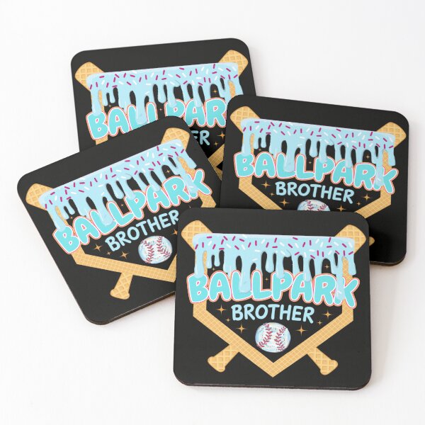 Item preview, Ballpark Brother Baseball Season Sweet Ice Cream Waffle Bat Dripping Design designed and sold by Phil Ben.