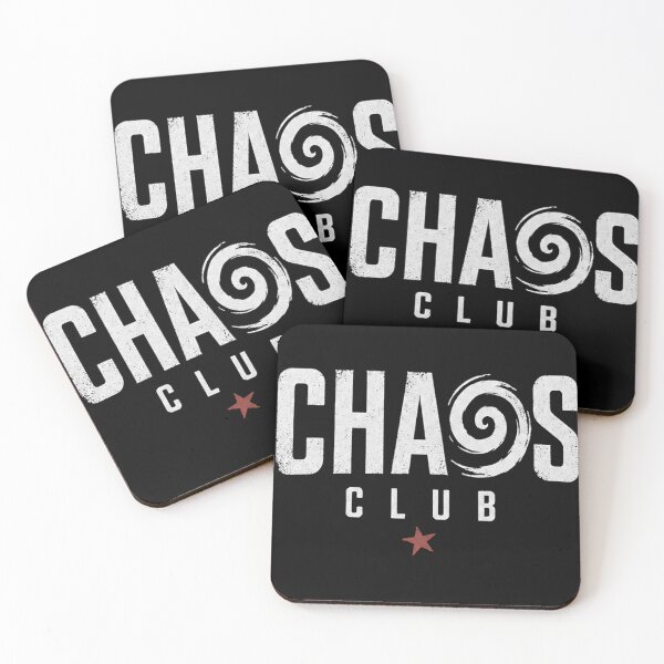 Item preview, Chaos Club – Dark Grunge Spiral Typography Design / Dark Background designed and sold by FusiTink.