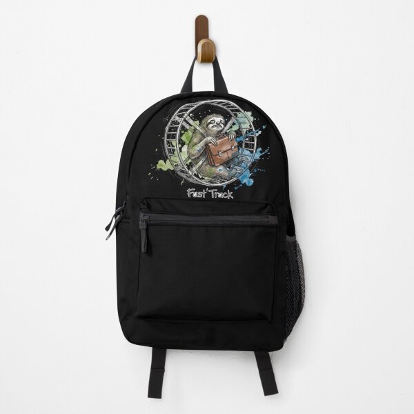 Item preview, Fast Track: The Corporate Sloth and Hamster Wheel Satire designed and sold by SoulPT.