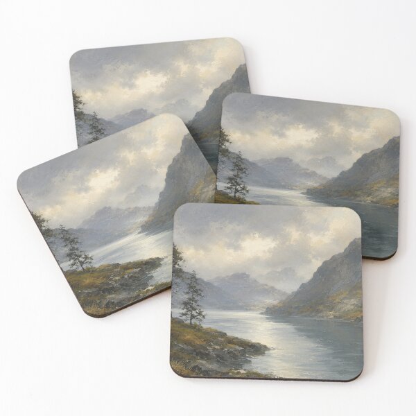 Item preview, Misty Mountain Lake designed and sold by SaryaSmyth19.