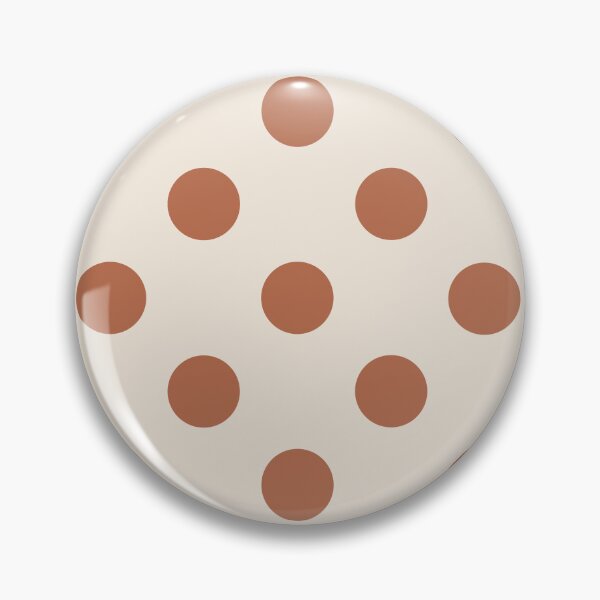 Item preview, Terracotta Polka Dot Pattern – Reverse Neutral Spots Print designed and sold by Fezzyboo.