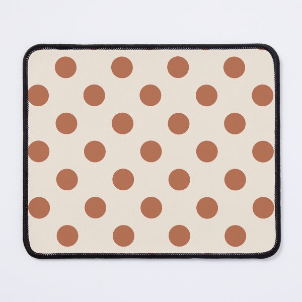 Item preview, Terracotta Polka Dot Pattern – Reverse Neutral Spots Print designed and sold by Fezzyboo.