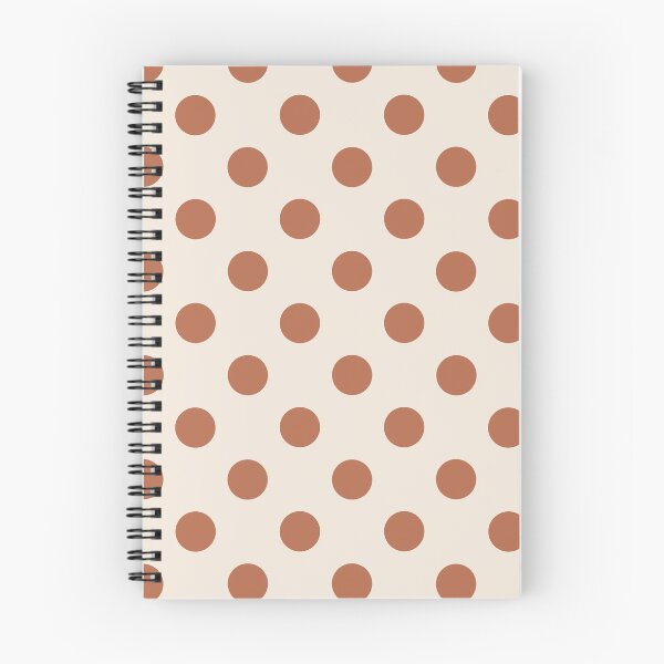 Item preview, Terracotta Polka Dot Pattern – Reverse Neutral Spots Print designed and sold by Fezzyboo.