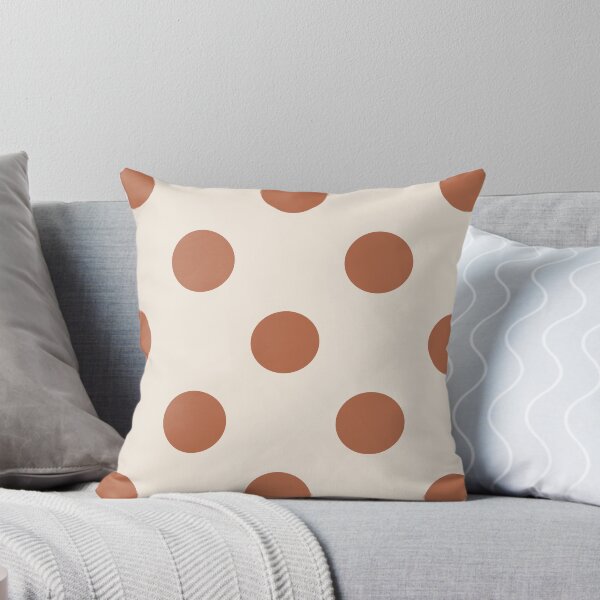 Item preview, Terracotta Polka Dot Pattern – Reverse Neutral Spots Print designed and sold by Fezzyboo.