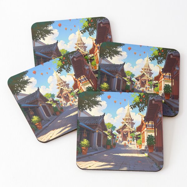 Item preview, Chiang Mai Temple Glow designed and sold by BlareBlare.