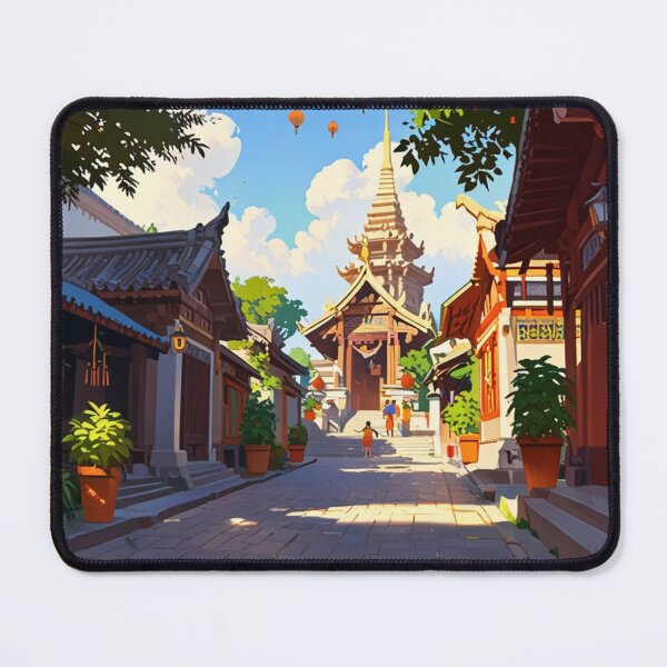 Item preview, Chiang Mai Temple Glow designed and sold by BlareBlare.