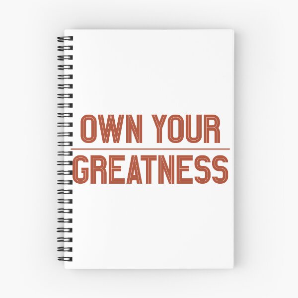 Item preview, OWN YOUR GREATNESS! - For Light or Dark Background designed and sold by MSM Designs.