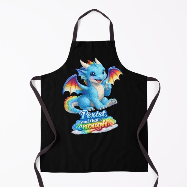 Item preview, LGBTQ Rainbow Dragon Art | Cute Supportive Fantasy Design designed and sold by Hatchling Hollow.