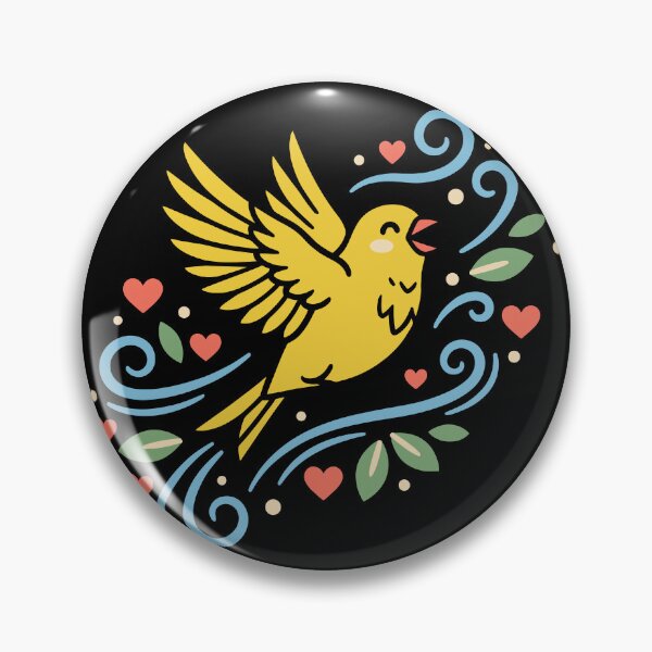 Item preview, Japanese Canary Flight of Joy - Modern Art Pet Identity designed and sold by ZUMERI.