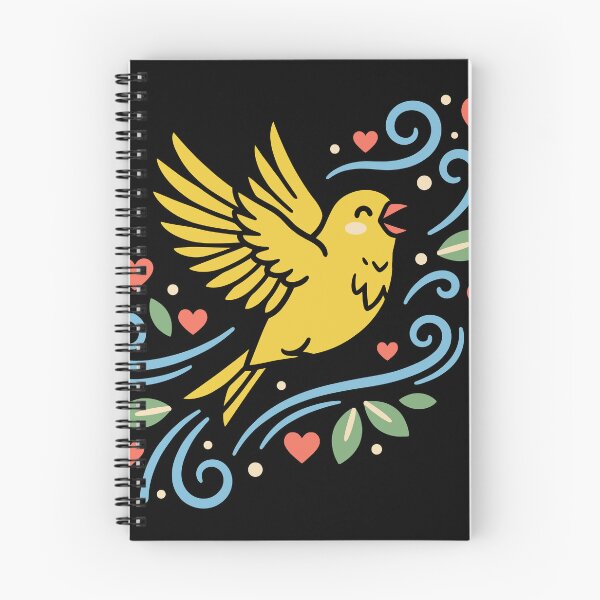 Item preview, Japanese Canary Flight of Joy - Modern Art Pet Identity designed and sold by ZUMERI.