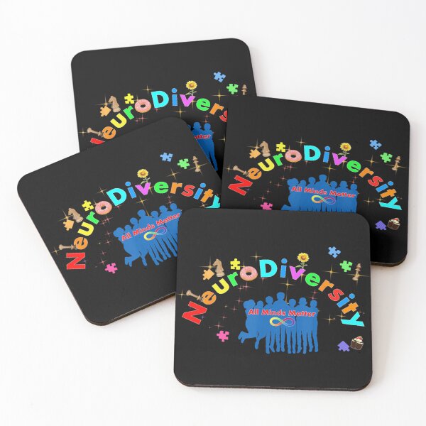 Item preview, Neurodiversity All Minds Matter Colorful Puzzle Infinity Ribbon Team Inclusion Graphic designed and sold by KrystinaGiGi.