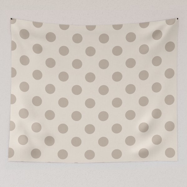 Item preview, Neutral Taupe Polka Dot Pattern – Reverse Minimal Spots Print designed and sold by Fezzyboo.