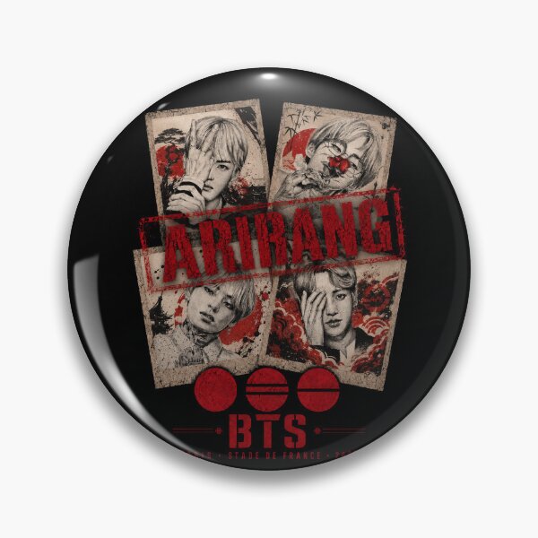 Aperçu de l'œuvre BTS Arirang Paris 2026 — T-Shirt Vintage Concert Stade de France créée et vendue par KickoffStudio.