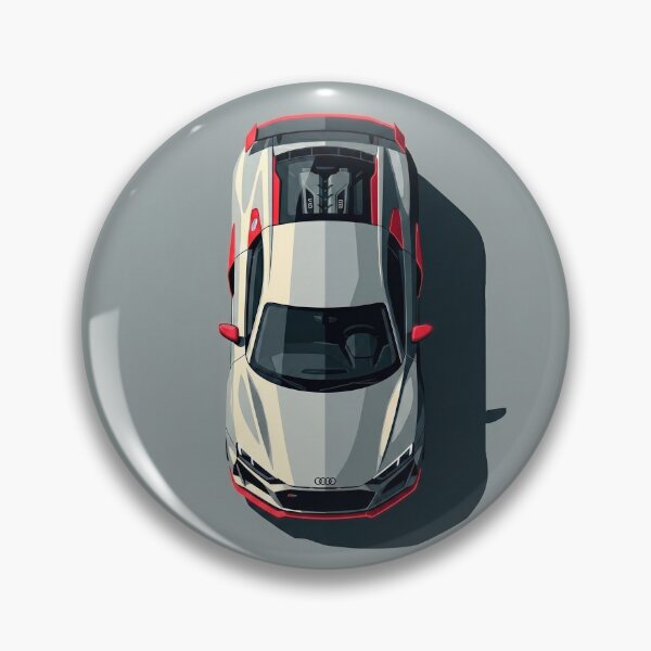 Item preview, Minimalist Audi R8 V10 Top View Vector Illustration designed and sold by Motorline44.