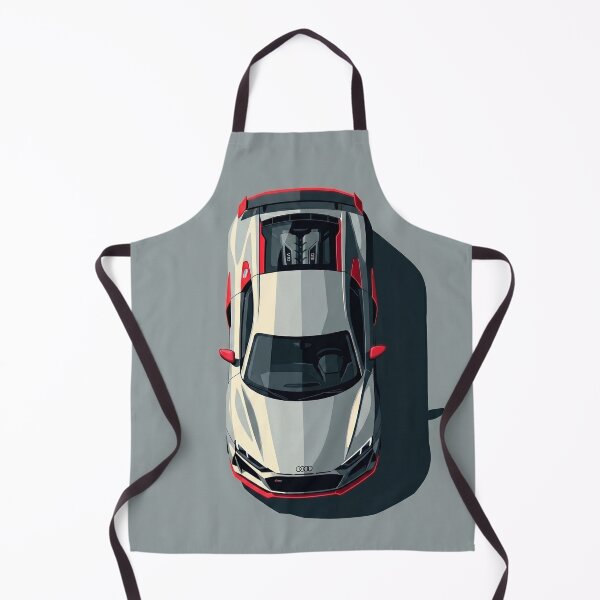 Item preview, Minimalist Audi R8 V10 Top View Vector Illustration designed and sold by Motorline44.