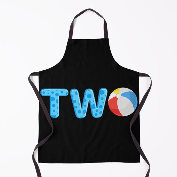 Item preview, Two Beach Ball Second Birthday Pool Party Summer Theme Toddler Design designed and sold by KrystinaGiGi.