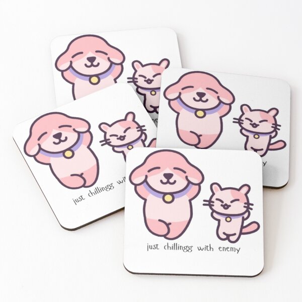 Item preview, Funny Dog and Cat Shirt | Just Chilling With Enemy Meme | Pet Lover Gift designed and sold by SOLIORA  ATELIER.