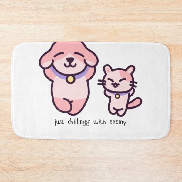Item preview, Funny Dog and Cat Shirt | Just Chilling With Enemy Meme | Pet Lover Gift designed and sold by SOLIORA  ATELIER.