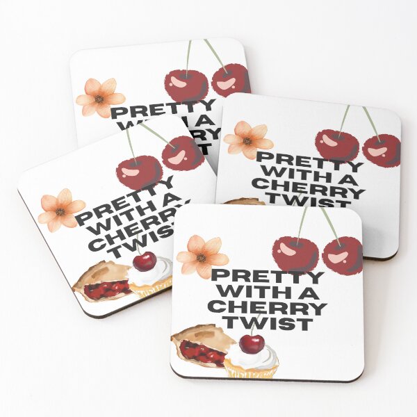 Item preview, Pretty With A Cherry Twist Cute Aesthetic Shirt | Cherry Dessert Graphic Tee | Sweet Coquette Style designed and sold by ravenRM.