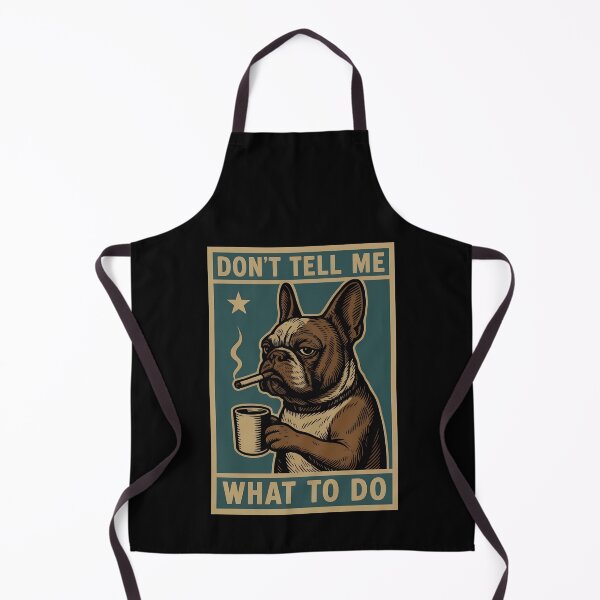 Item preview, Frenchie Unbothered Coffee Smoking T-Shirt designed and sold by SoyLamderma.