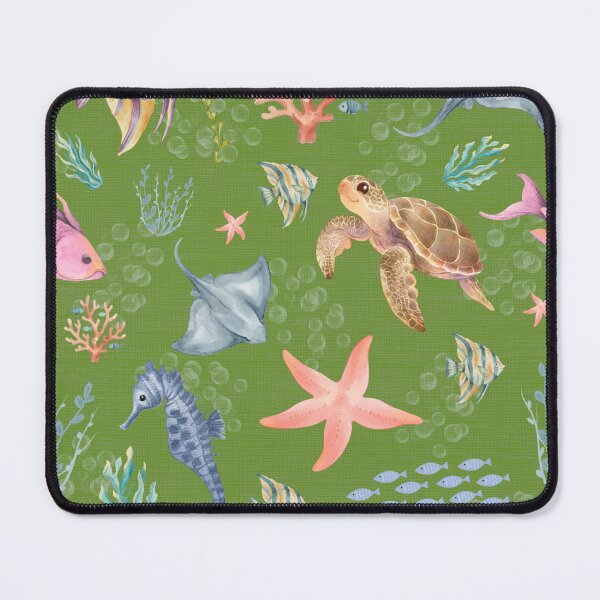Item preview, Watercolor Ocean Life Textured Avocado designed and sold by KSimpson838.
