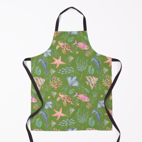 Item preview, Watercolor Ocean Life Textured Avocado designed and sold by KSimpson838.