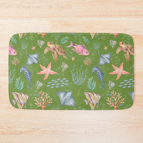 Item preview, Watercolor Ocean Life Textured Avocado designed and sold by KSimpson838.