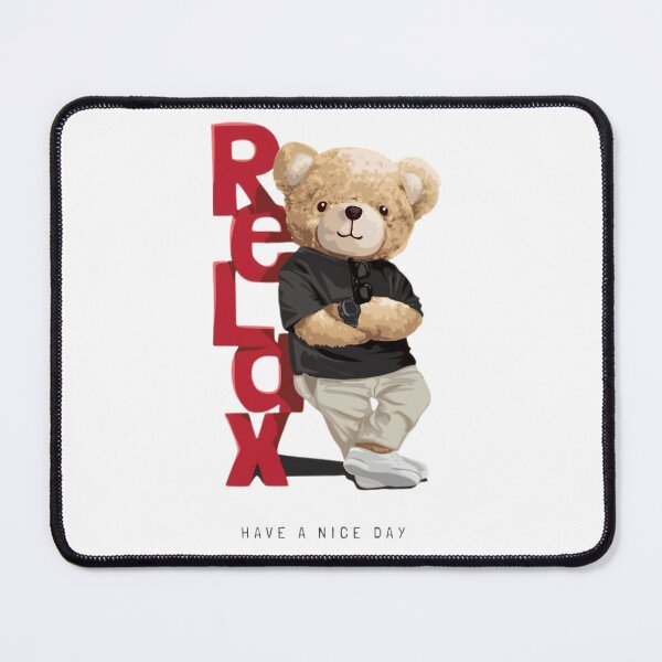 Item preview, Relax Teddy Bear Streetwear Cute Aesthetic Graphic Design designed and sold by aseelbrand.