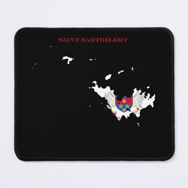 Item preview, Saint Barthelemy Map Flag Silhouette St Barts Caribbean Travel Pride Gift designed and sold by NTGUILTY.