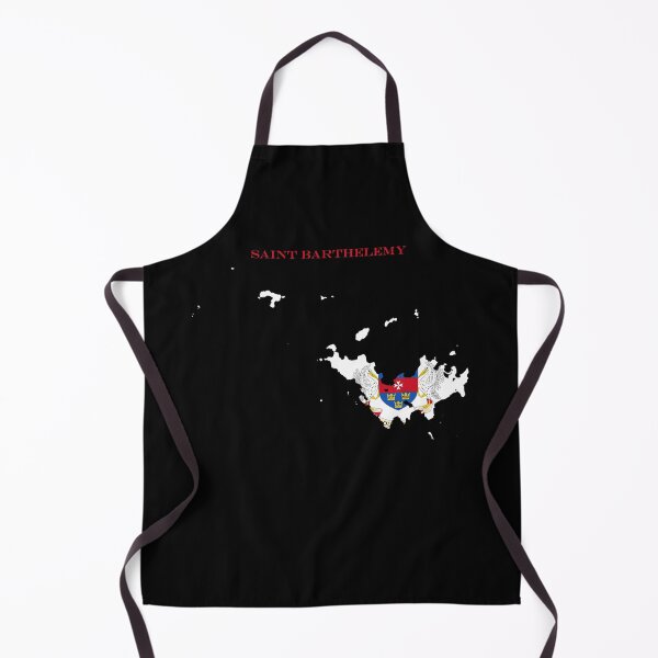 Item preview, Saint Barthelemy Map Flag Silhouette St Barts Caribbean Travel Pride Gift designed and sold by NTGUILTY.