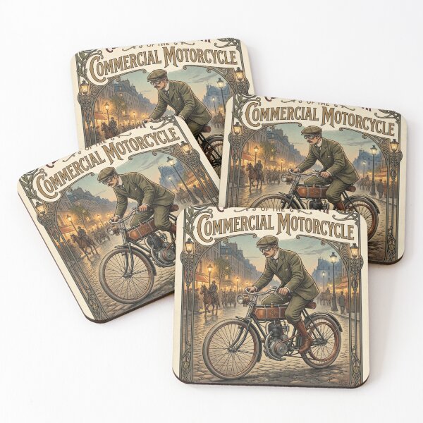 Item preview, 1897 Vintage Motorcycle  designed and sold by unboxedbyJuls.