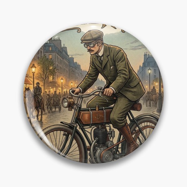 Item preview, 1897 Vintage Motorcycle  designed and sold by unboxedbyJuls.
