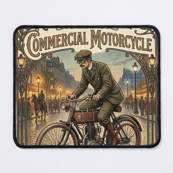 Item preview, 1897 Vintage Motorcycle  designed and sold by unboxedbyJuls.