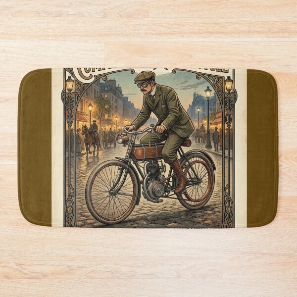 Item preview, 1897 Vintage Motorcycle  designed and sold by unboxedbyJuls.