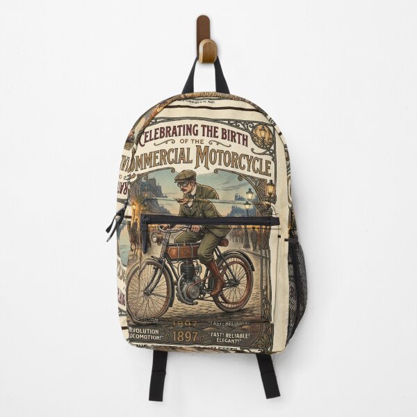 Item preview, 1897 Vintage Motorcycle  designed and sold by unboxedbyJuls.