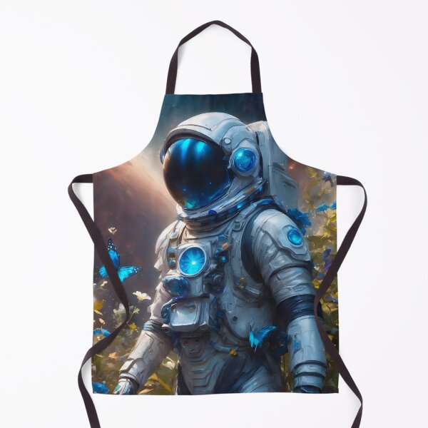 Item preview, Astronaut in a butterfly garden painting designed and sold by Elisa Miller.