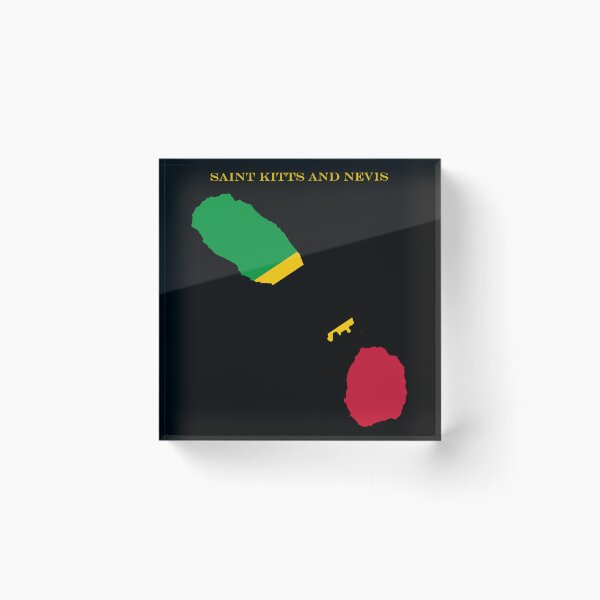 Item preview, Saint Kitts and Nevis Map Flag Silhouette Caribbean Travel Pride Gift designed and sold by NTGUILTY.