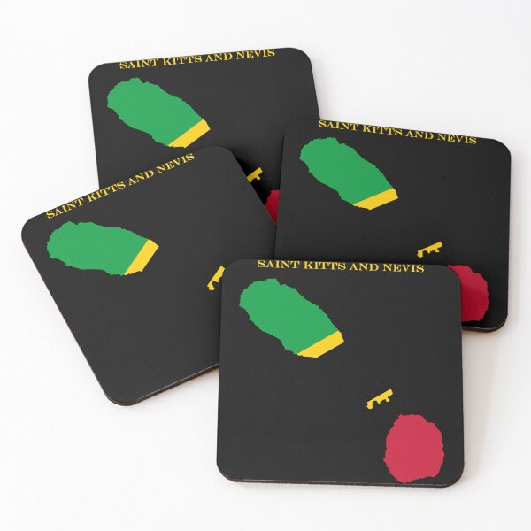 Item preview, Saint Kitts and Nevis Map Flag Silhouette Caribbean Travel Pride Gift designed and sold by NTGUILTY.
