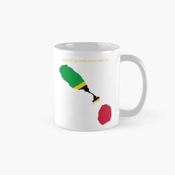 Item preview, Saint Kitts and Nevis Map Flag Silhouette Caribbean Travel Pride Gift designed and sold by NTGUILTY.