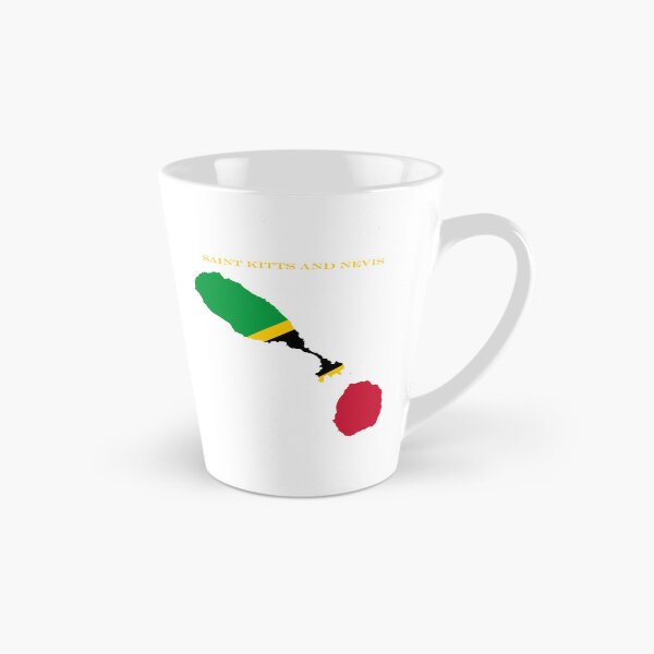 Item preview, Saint Kitts and Nevis Map Flag Silhouette Caribbean Travel Pride Gift designed and sold by NTGUILTY.