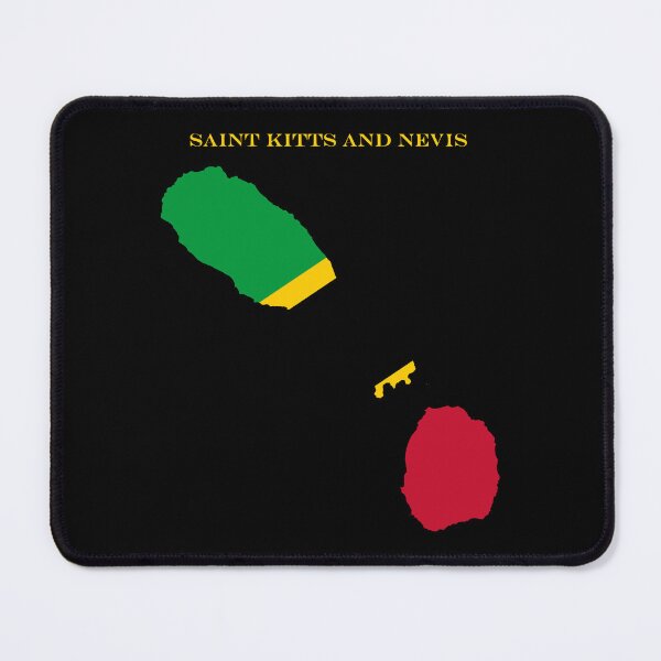 Item preview, Saint Kitts and Nevis Map Flag Silhouette Caribbean Travel Pride Gift designed and sold by NTGUILTY.