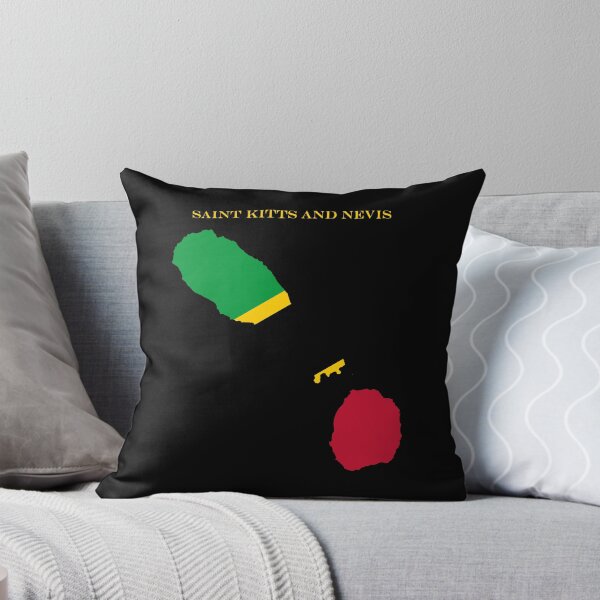 Item preview, Saint Kitts and Nevis Map Flag Silhouette Caribbean Travel Pride Gift designed and sold by NTGUILTY.